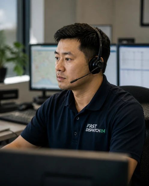 Alex, Dispatcher at Fast Dispatch 24