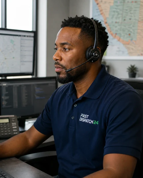 Mike, Dispatcher at Fast Dispatch 24